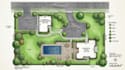 design 2d site plan, property map, plat and landscape layouts