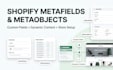 create and manage shopify metafields and metaobjects