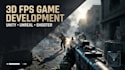 develop 3d fps shooter game, 3d shooting game, multiplayer fps game development