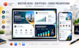 design powerpoint presentation premium investor pitchdeck, google slides