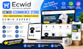 design ecwid ecommerce store product setup ecwid pod expert dropshipping store