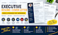 create modern professional resume CV design