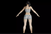 interactive web glb avatar,fitness character,gymnastic model,vrm vrchat,unity3d