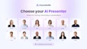 turn your powerpoint into a video with voiceover or avatar