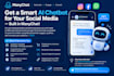 create ai chatbot for your social media with manychat