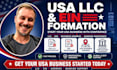 do USA bank creation with mercury, relay, payoneer, wise and llc registration
