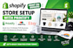 setup shopify print on demand store with printify printful etsy profitable store