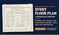 draw wedding floor plan and event seating chart layout