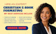 format professional christian ebook, design ebook cover