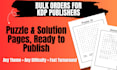 create word search puzzle books fast for KDP