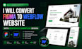 convert figma to webflow website with responsive webflow design