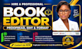 do professional book editing and proofreading, book editor