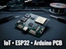 design iot, esp32 and arduino pcb
