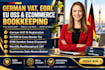 do german vat registration, eu oss return, and ecommerce bookkeeping, eori