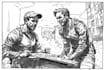 drawing comic page illustration