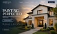 build wix painting contractor website squarespace house painting website