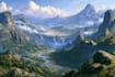 do fantasy landscape illustrations