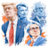 create a clever and powerful political cartoon