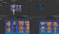 create 3d low poly characters and props