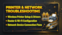 resolve windows, linux, microsoft 365, printer, and network issues remotely