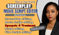 perfect your movie script with professional screenplay editing