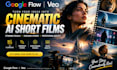 create a stunning cinematic ai short film using google flow and veo