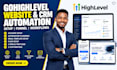 setup website gohighlevel crm ghl gohighlevel funnel