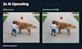 upscale ai videos to 720p or 1080p