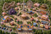 create an illustrated attraction map theme park map zoo map amusement park