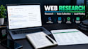 do data entry, web research and virtual assistant tasks