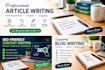 write SEO friendly articles and blog posts