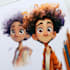 draw an illustration in disney pixar style