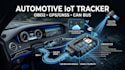 create automotive iot tracker using obd2, gps gnss and can bus communication