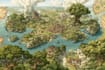 fantasy map illustration for map