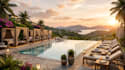 3d architectural visualization hotel resort restaurant interior exterior render