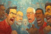 draw political cartoons illustrations