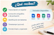 manually transcribe spanish audio and video