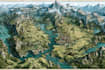 draw fantasy map illustration isometric map