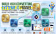 build high converting systeme io systemeio sales funnel with landing page design