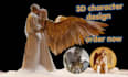 design custom 3d character,statues,cartoon character, mascots and action figures