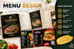 design restaurant menu do food menu design digital menu board