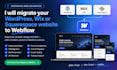 migrate copy clone wordpress wix squarespace website to webflow store