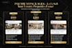 design luxury real estate posts, flyers and ads