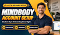 setup mindbody account studio gym configuration help  onboarding business