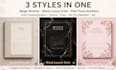 create 2026 planner bundle 33 templates canva editable beige black pink a4
