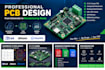 design a professional pcb schematic and pcb layout in kicad