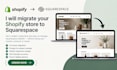 migrate your shopify store to squarespace professionally