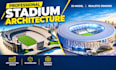 design professional stadium architecture, 3d model and realistic renders