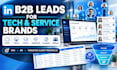 create saas cloud service edtech healthtech proptech hrtech ppc client PR lead