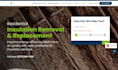 design wix attic insulation website energy efficiency thermal insulation website